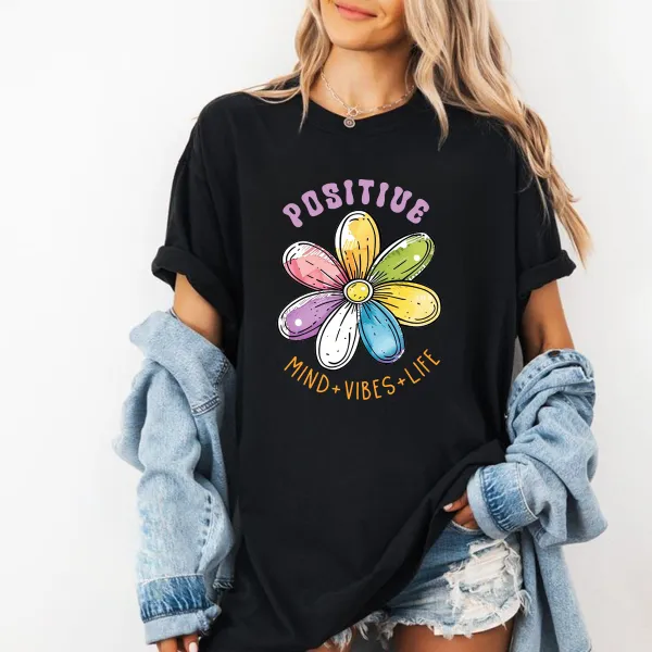 Floral Graphic Casual T-Shirt