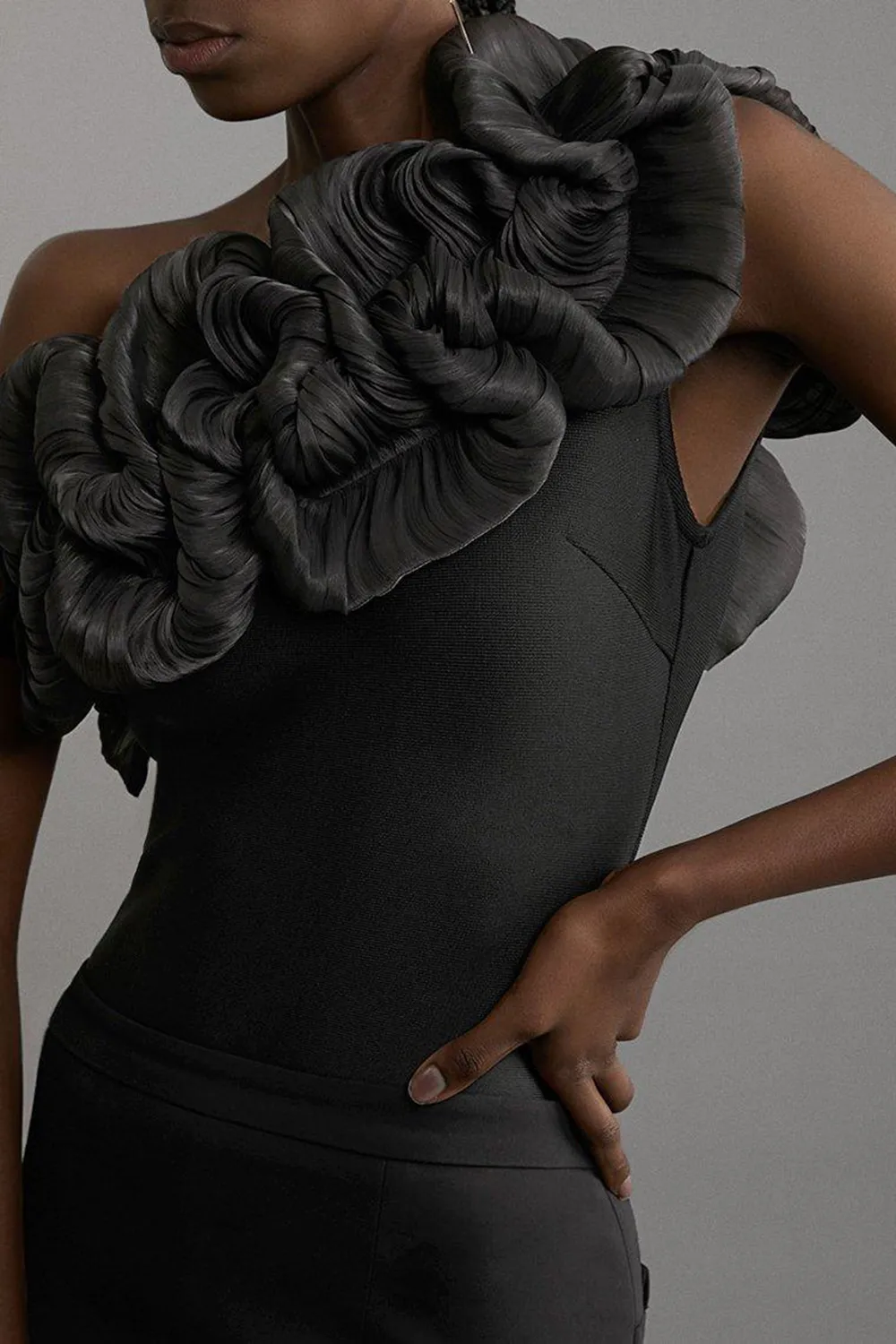 Silk Look Knit Bodysuit