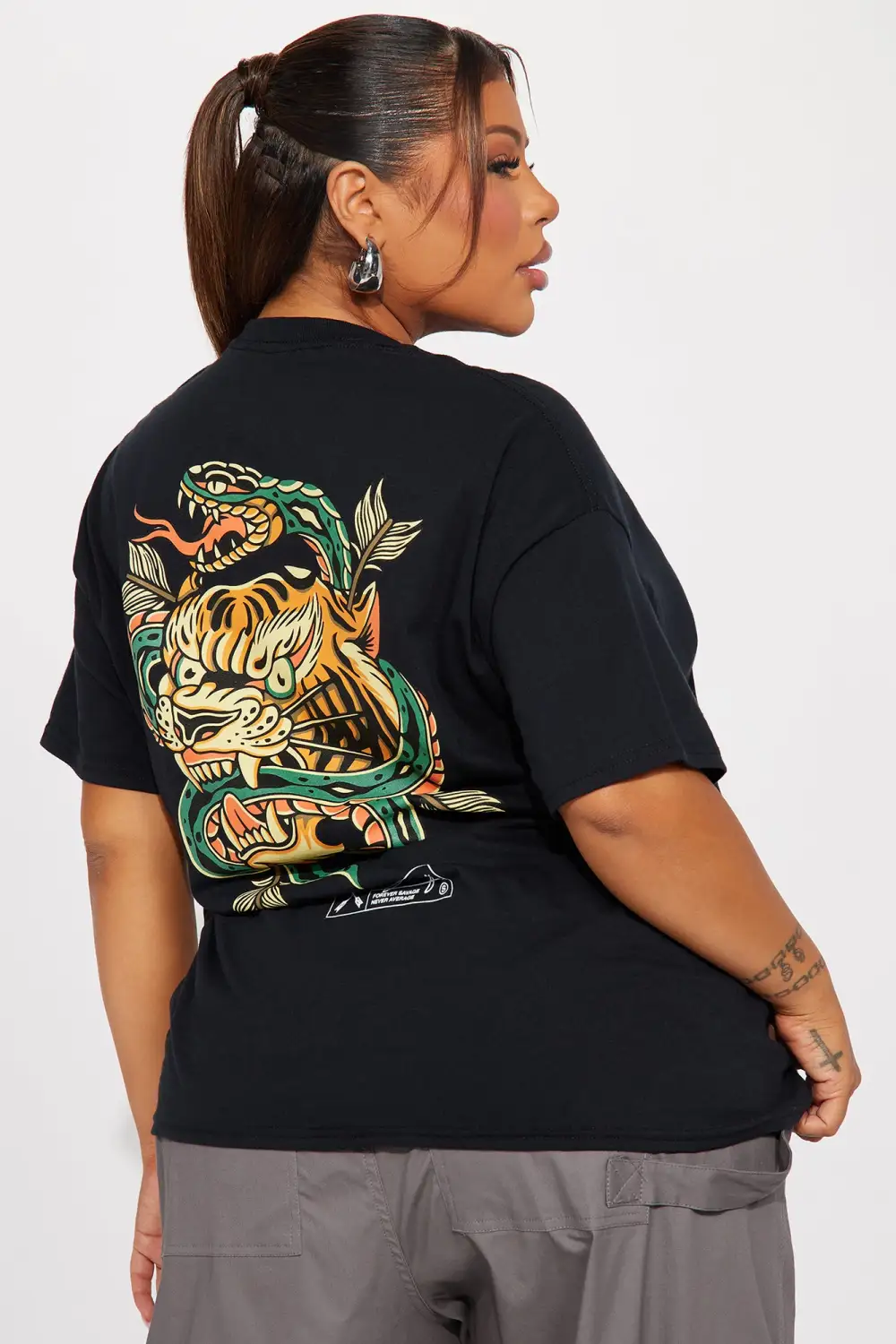 Forever Savage Graphic T-Shirt - Black