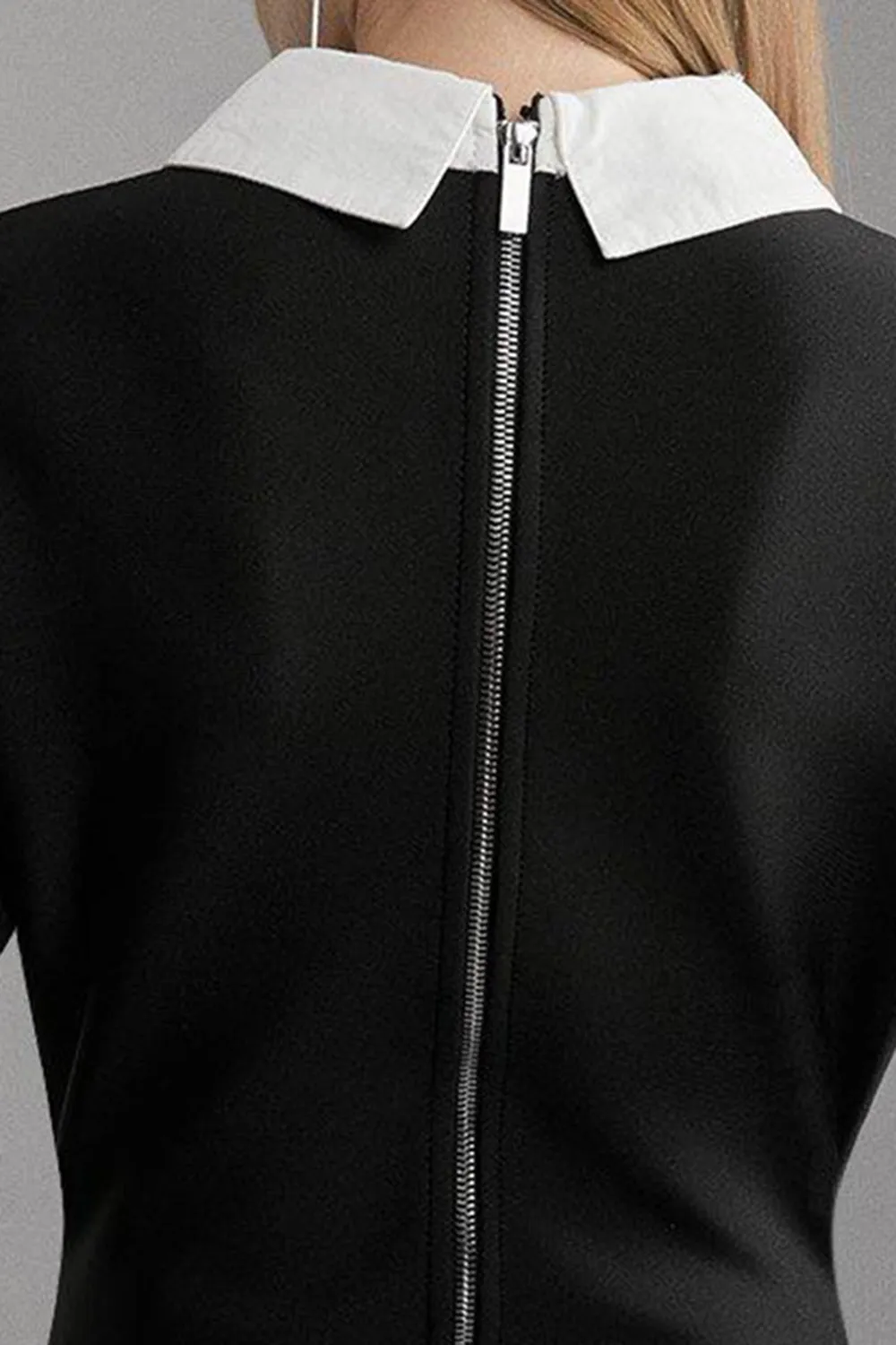 Embellished Collar Knit Top