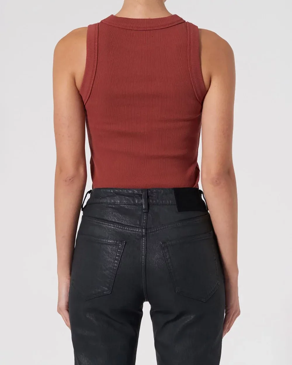 Crew Neck Sleeveless Tank Top