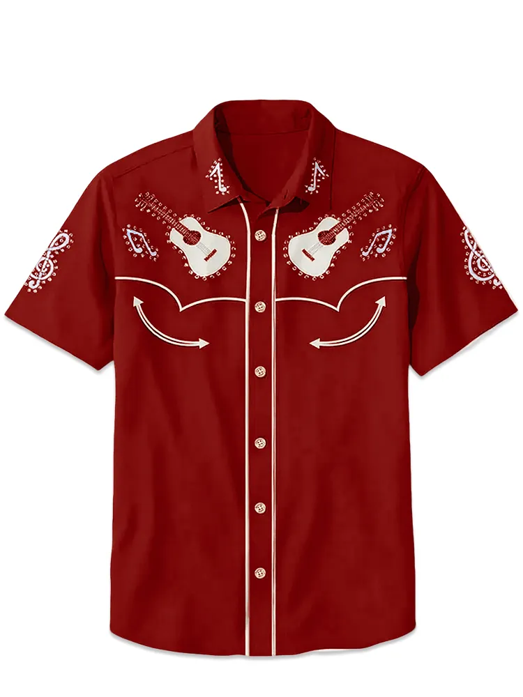 Country And Western Guitar Shirt