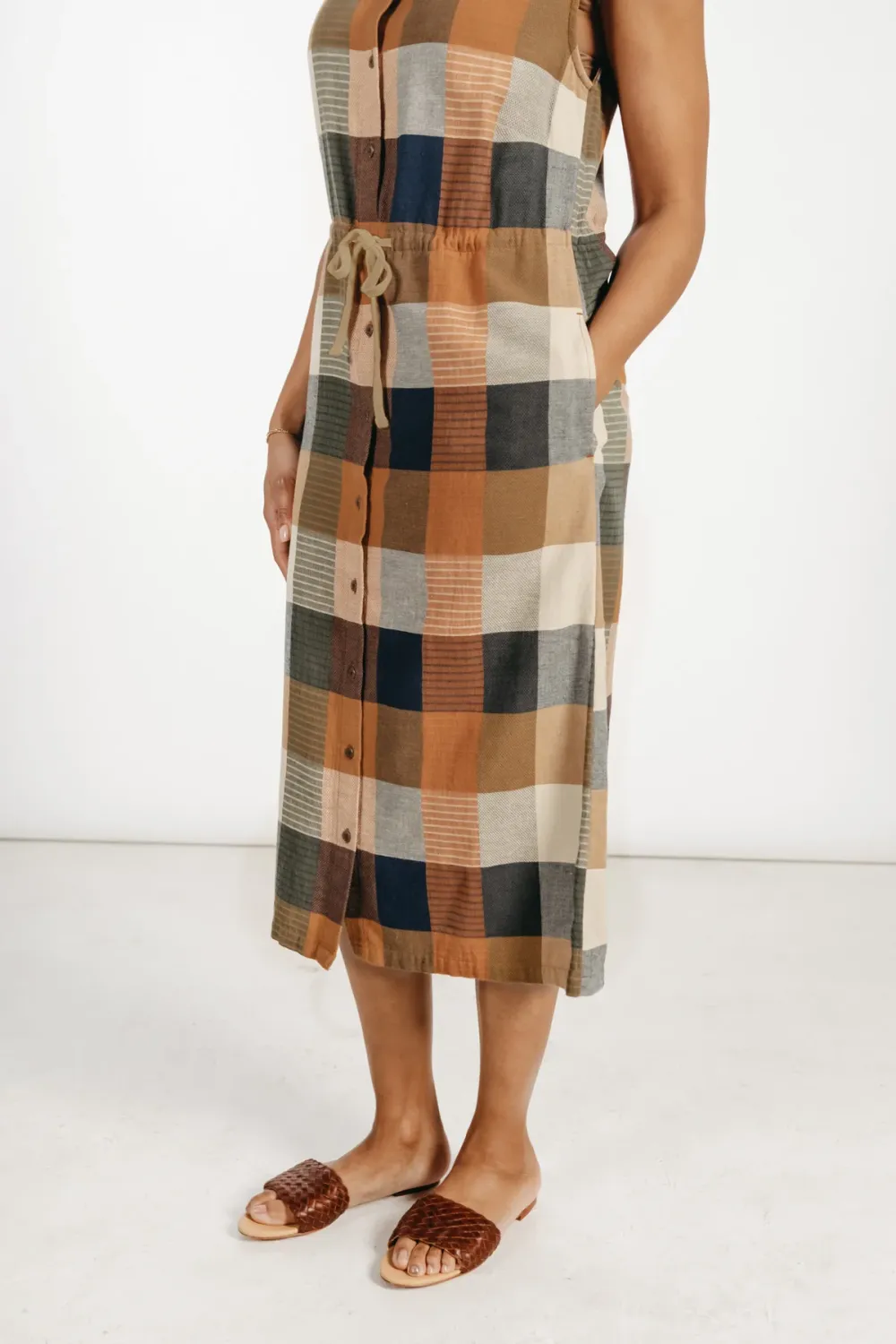 The Crew Neck Casual Style Dress