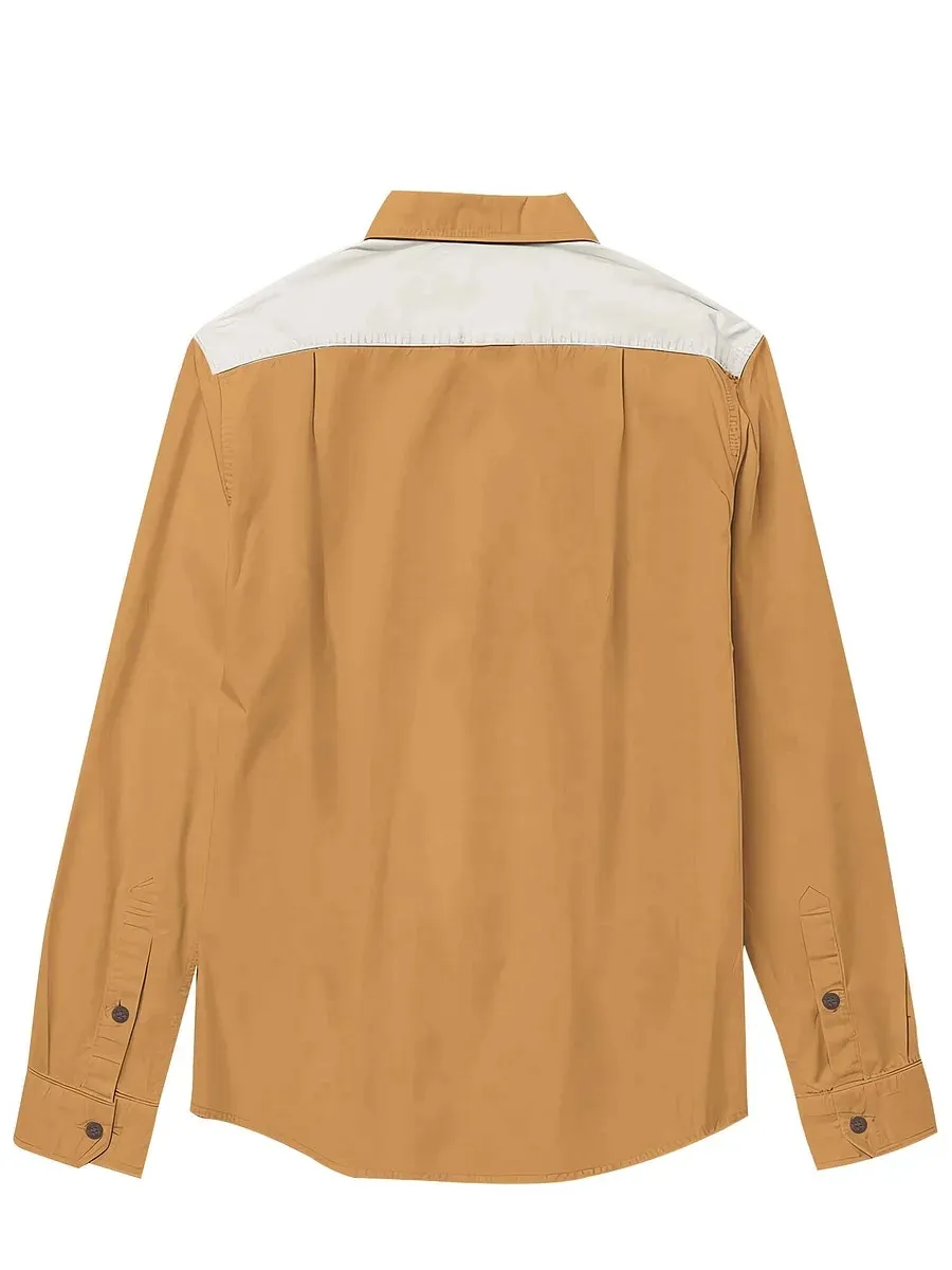 Men's Armadillo Under A Western Cactus Long Sleeves Shirt