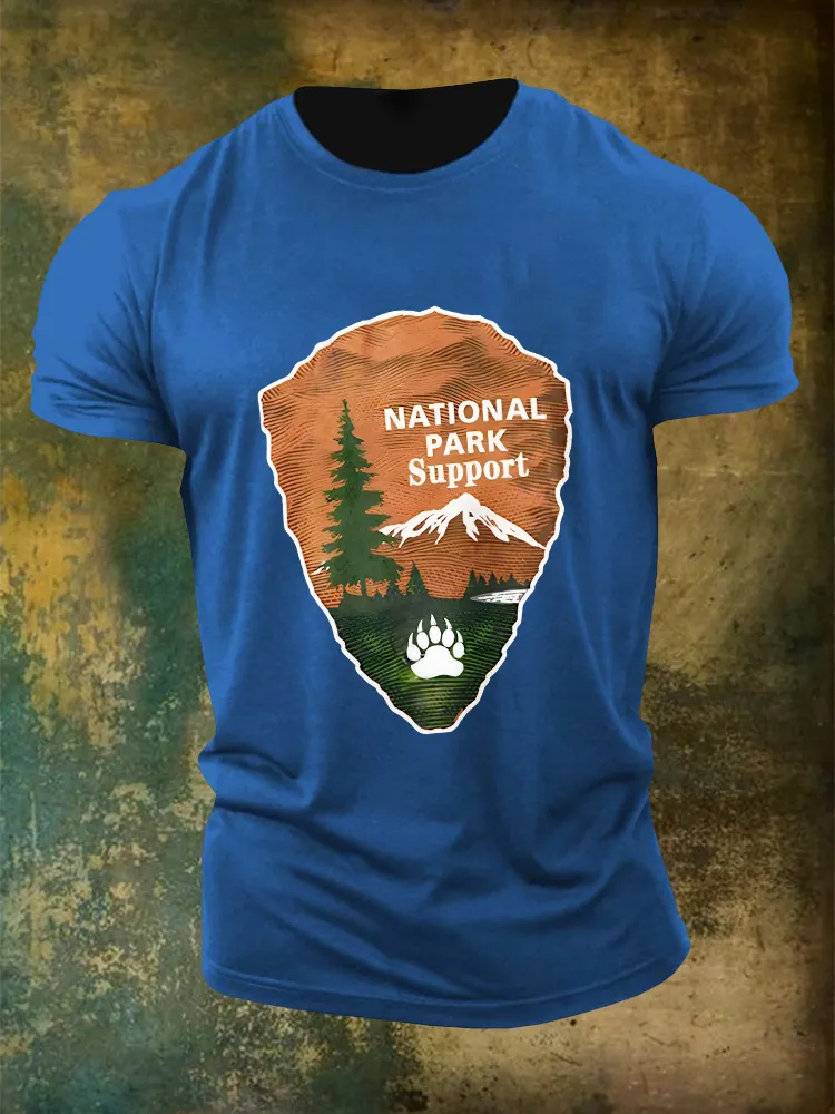 Men'S National Park Support Round-Neck T-Shirt