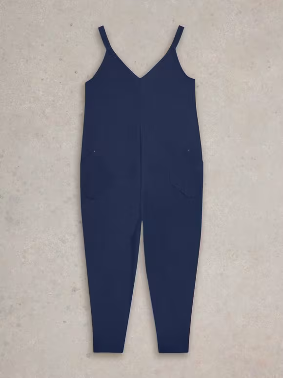 Jersey V Neck Jumpsuit