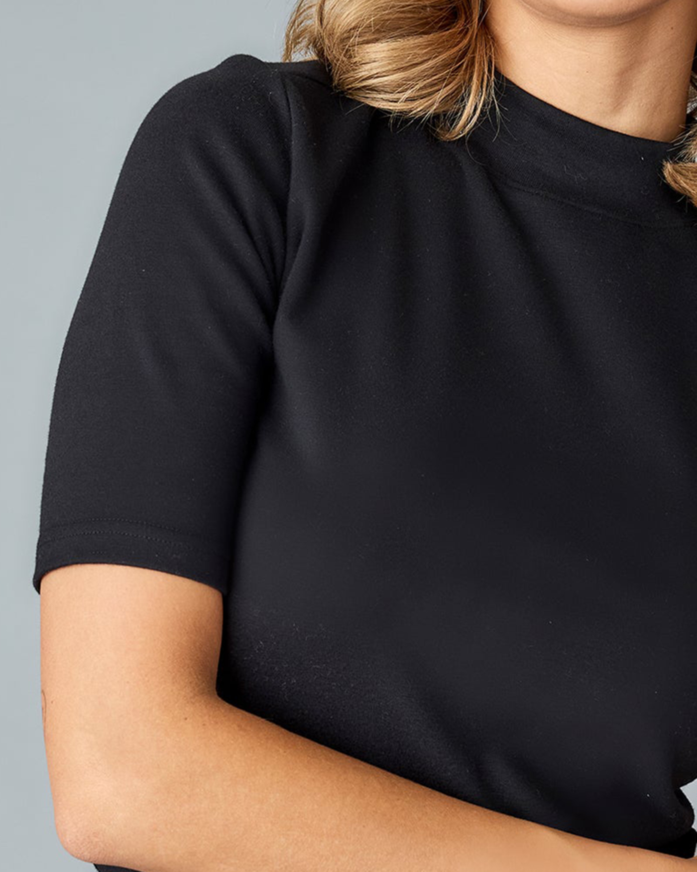 Classic Mock Neck Top