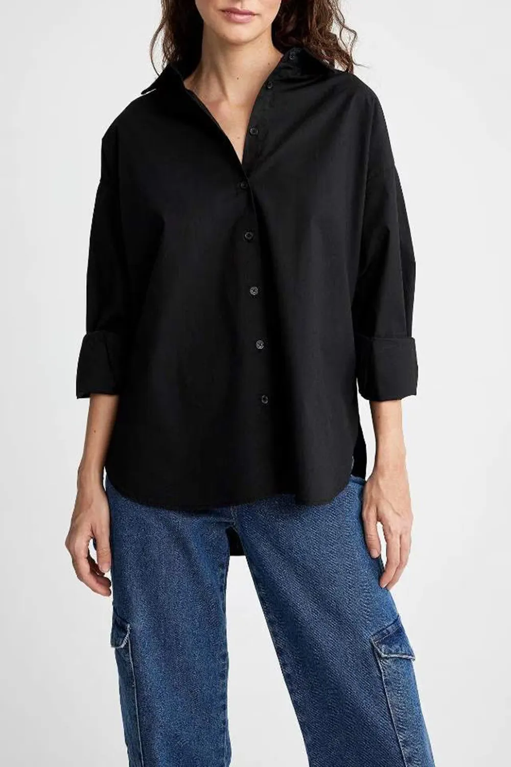 Long Sleeve Solid Basic Tee
