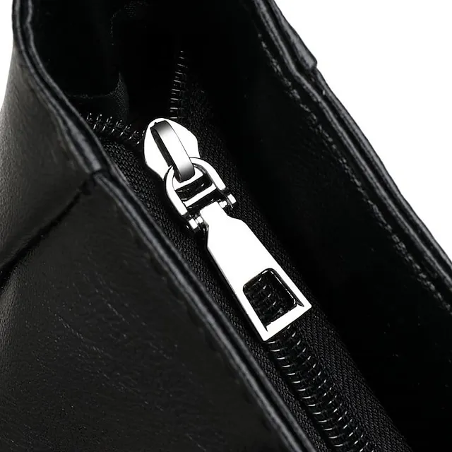 Women's Shoulder Bag PU Leather Office Shopping Daily Solid Color Floral Print claret Black Purple