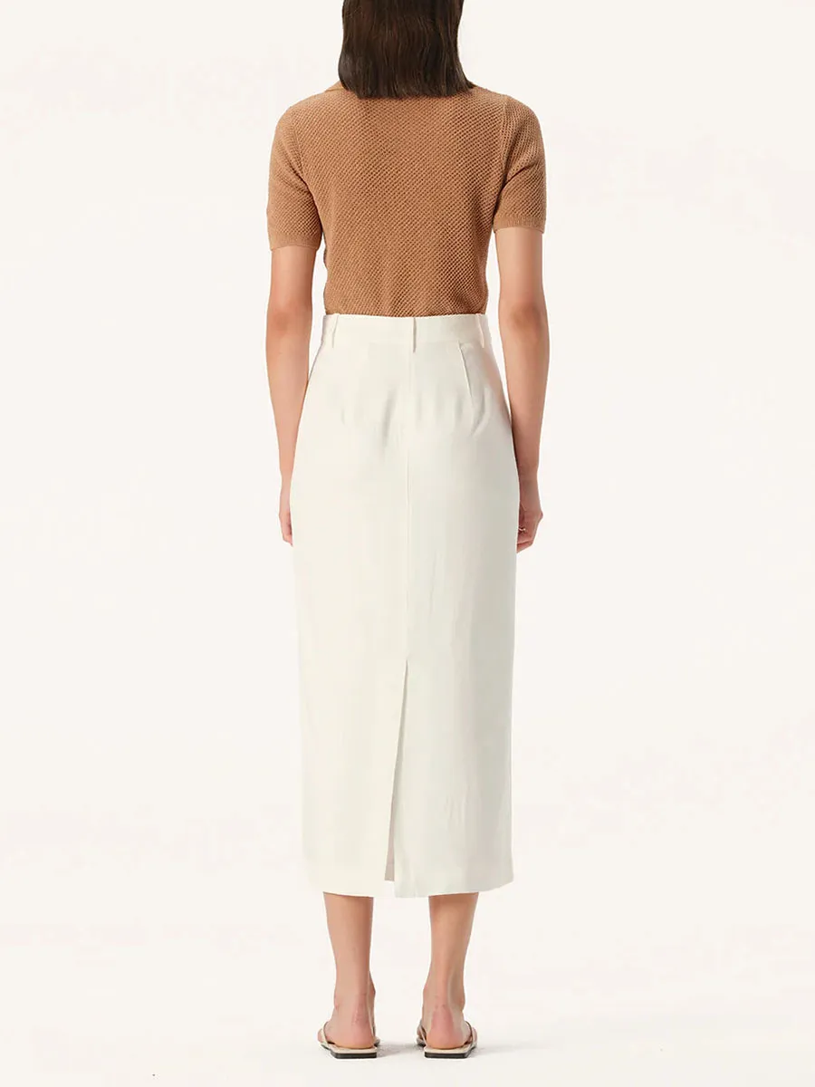 Short Button Front Knit Top