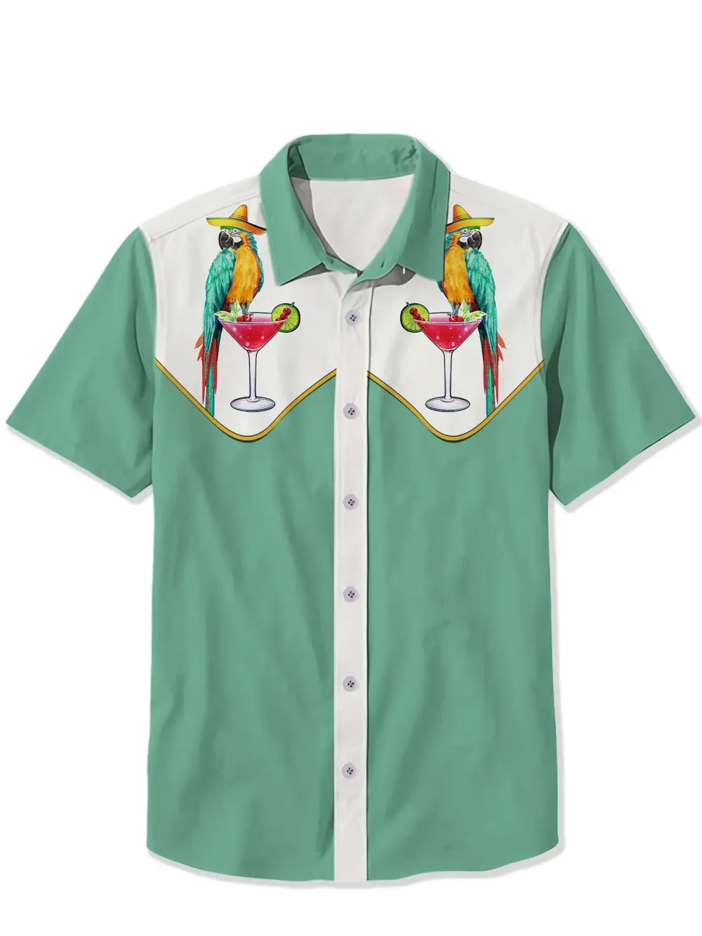 Parrot And Cocktails It'S 5 O'Clock Somewhere Shirt