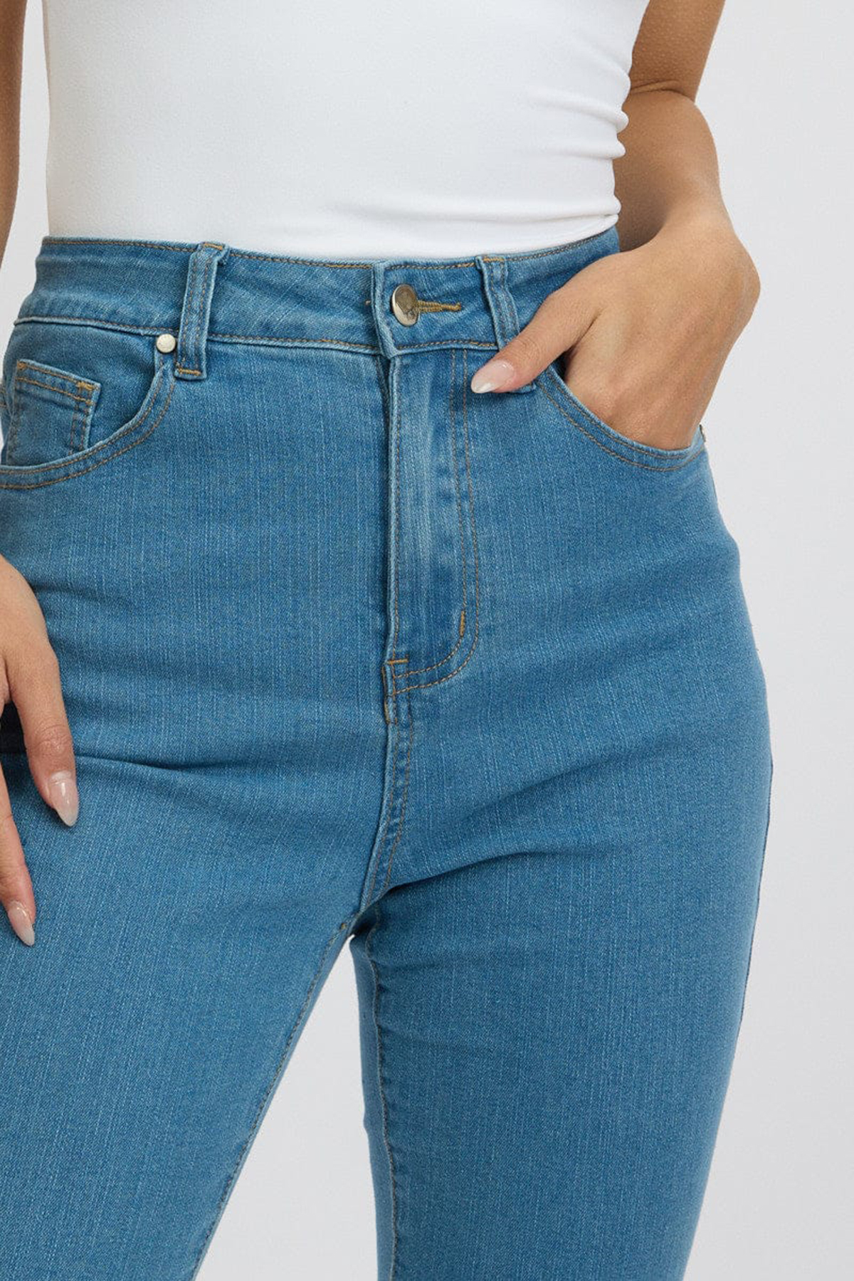 Denim Skinny Jean High Rise