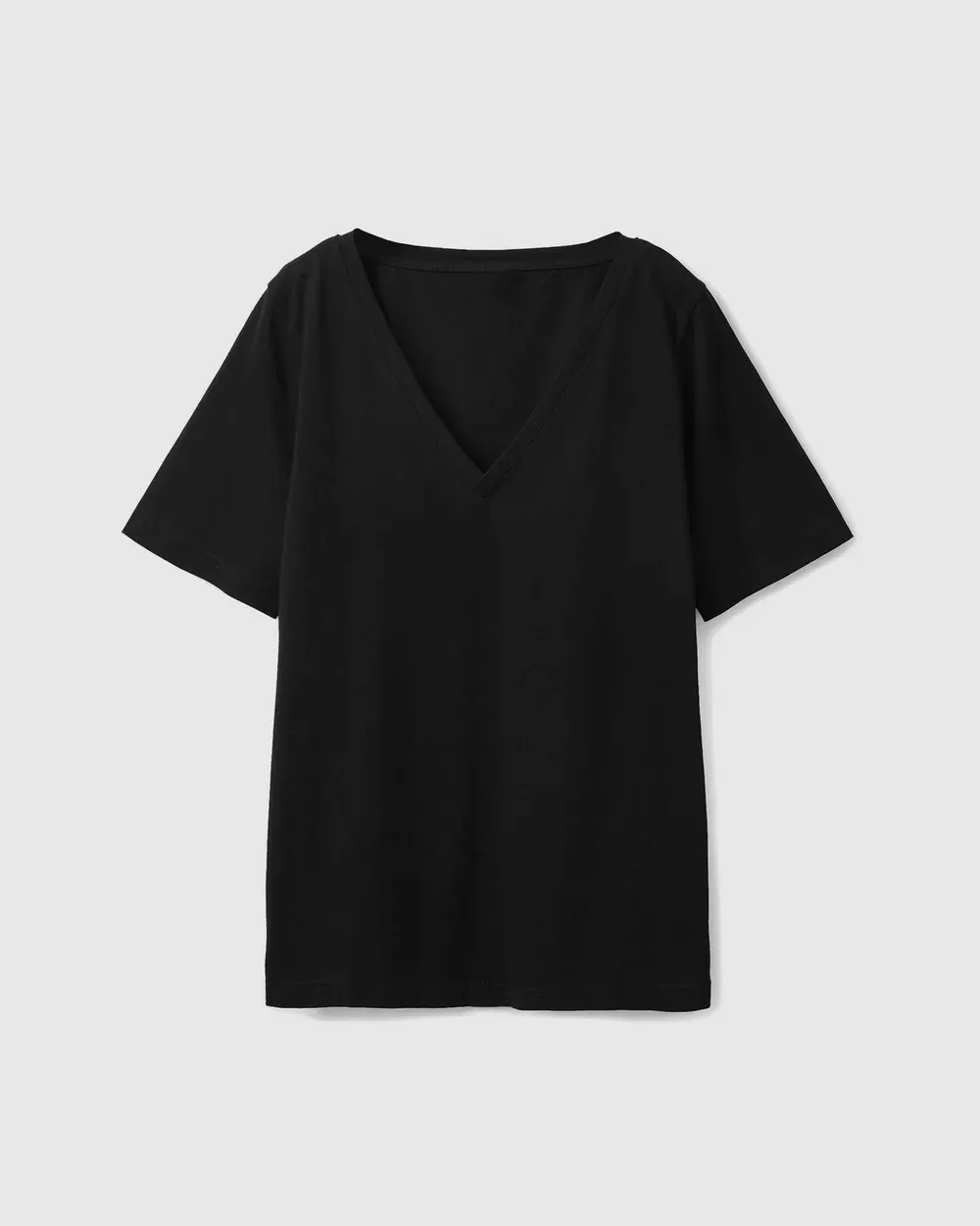 V-neck Cotton T-shirt