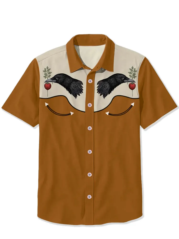 Crow And Red Fruit Shirt