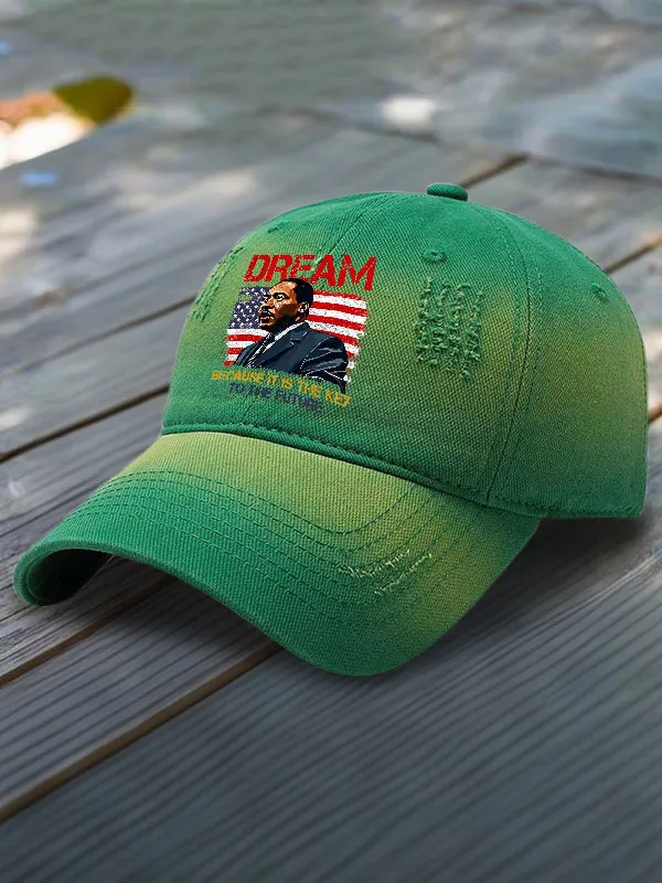 Dream Because It Is The Key To The Future Printed Baseball Cap