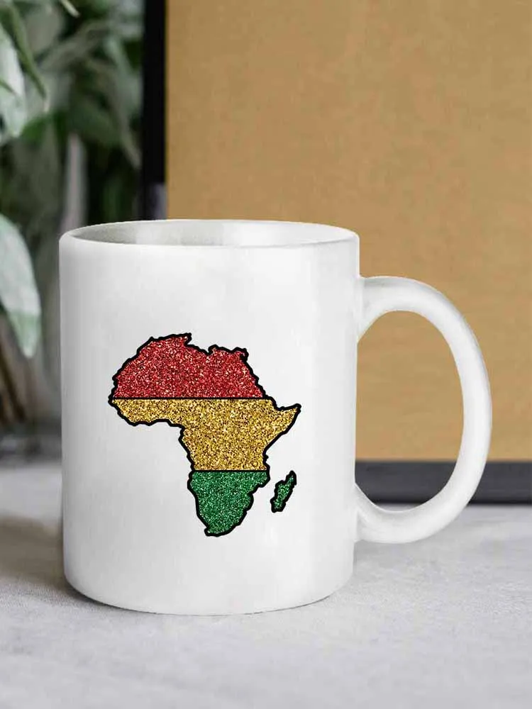 A Mug With Double-Sided Printed Black History