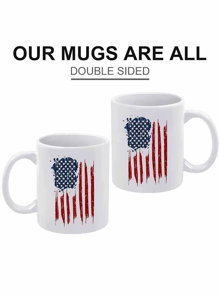 Double-Sided Mug With National Flag Print