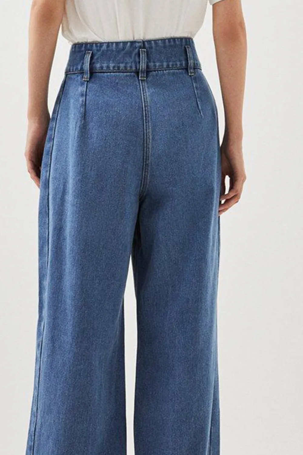 Daily Denim Wide Leg Trousers