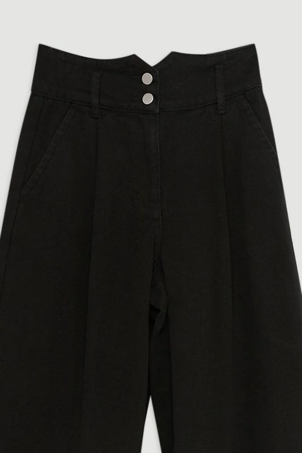 Petite Denim Wide Leg Jean