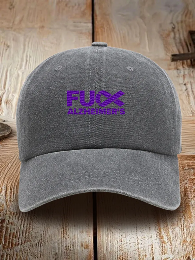 Fuck Alzheimer'S Baseball Cap