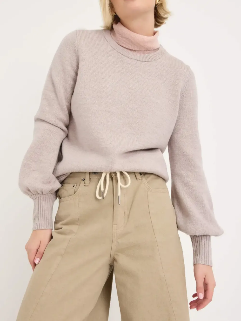 Almond Crew Neck Sweater