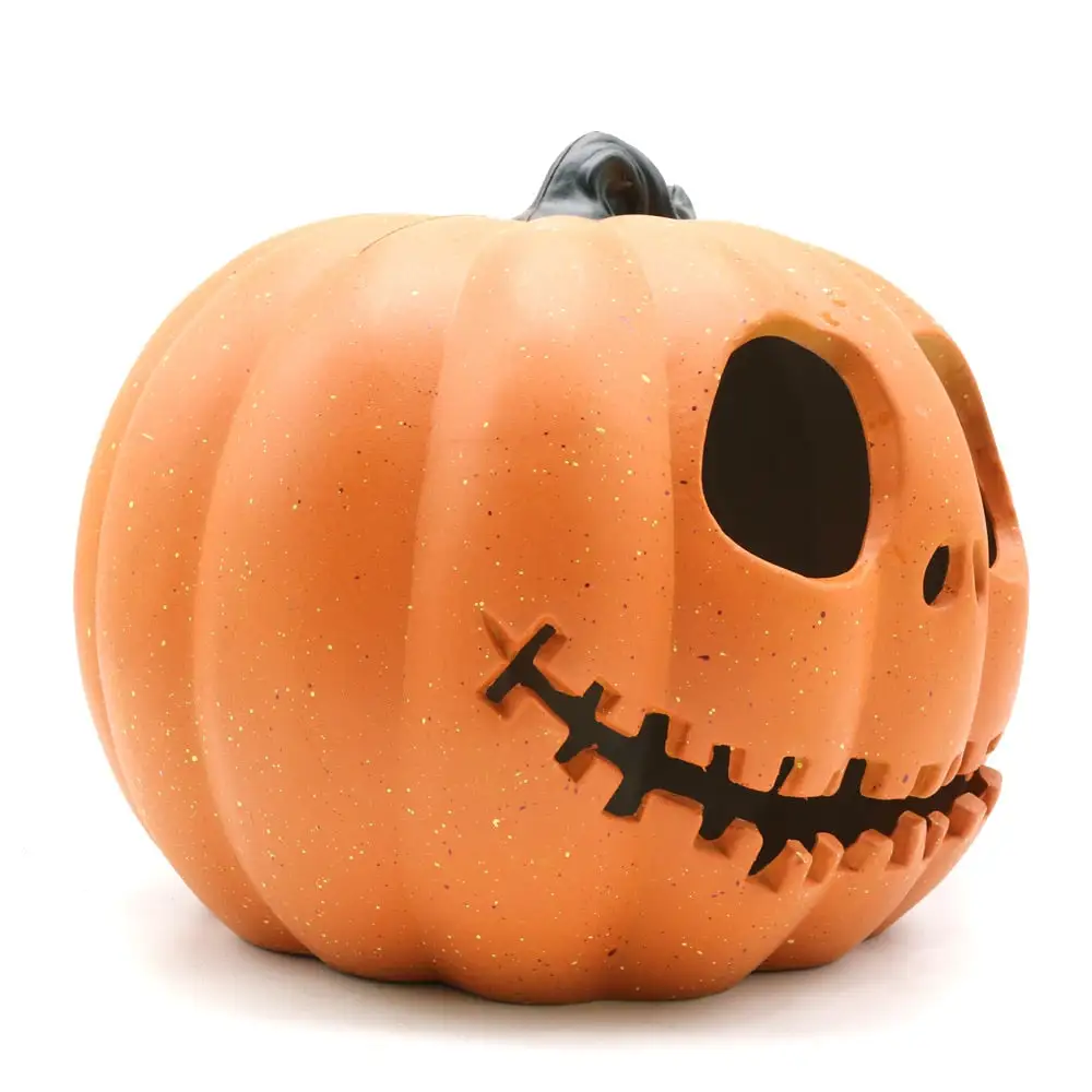 24*20cm Pumpkin Lantern Plastic Halloween Led Pumpkin Lamp Flashing Ghost Lighting Festival Park Indoor Garden Decoration New