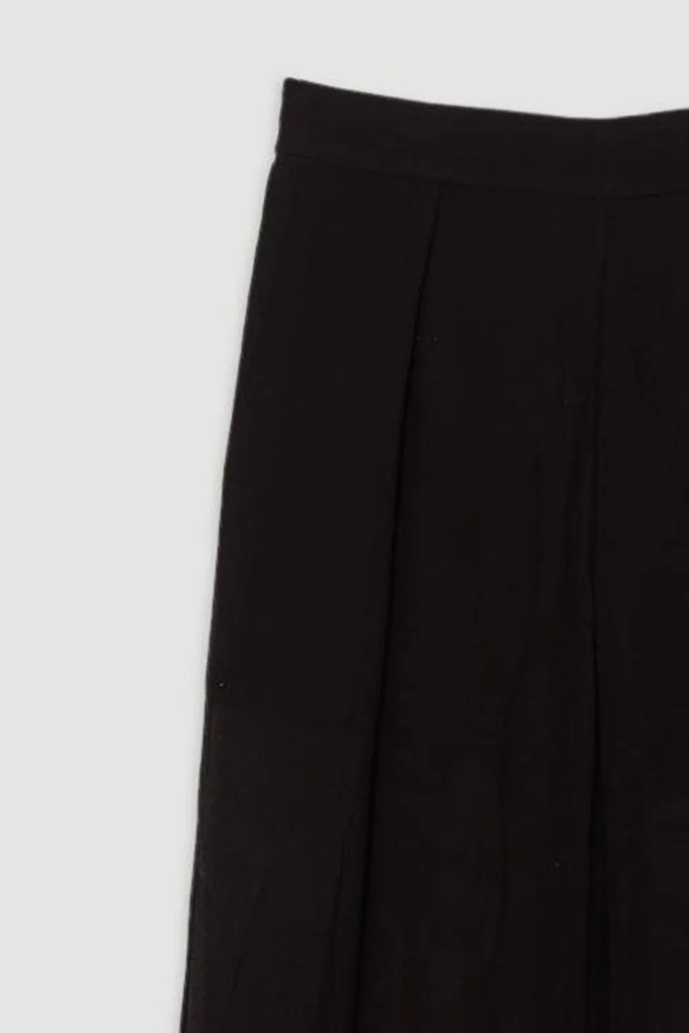 Sheer Viscose Georgette Woven Side Split Trousers