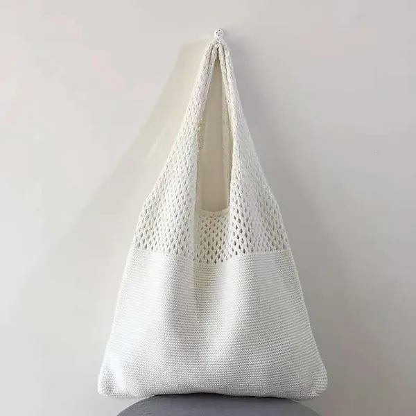 Women's Girls' Tote Shoulder Bag Polyester Shopping Daily Holiday Solid Color
