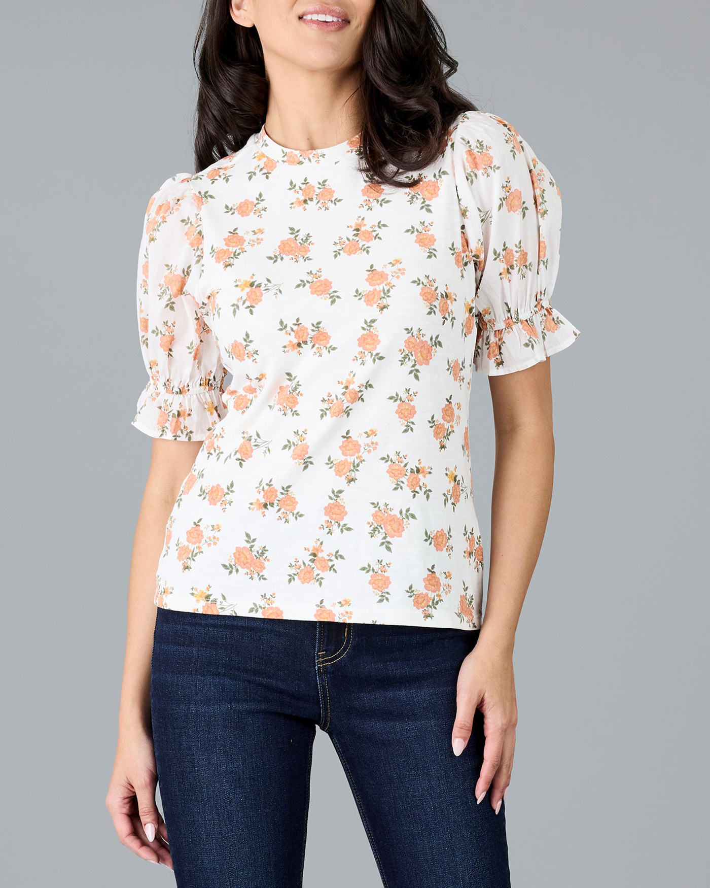 Small Floral Print Blouse