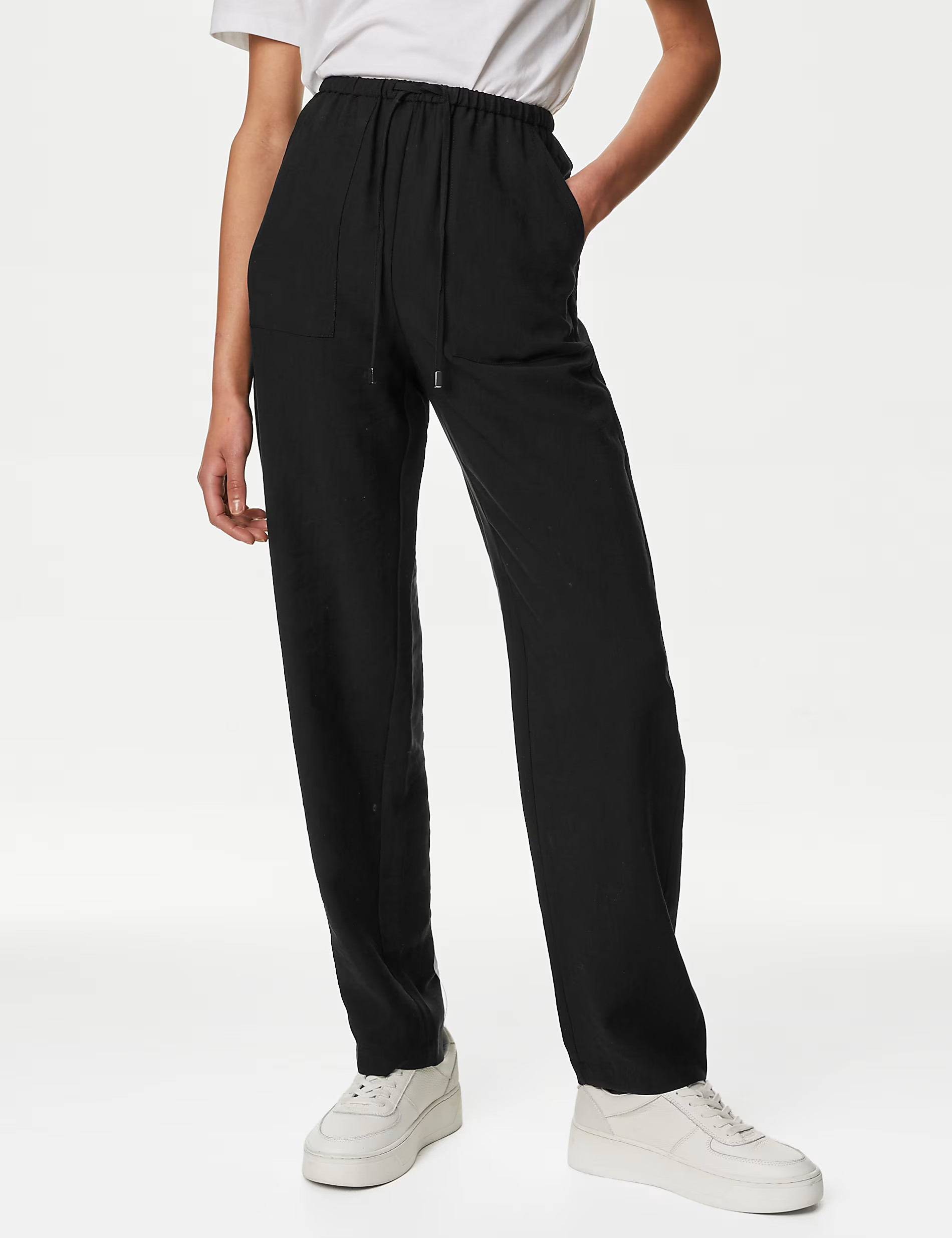 Casual Cuffed Cotton Joggers