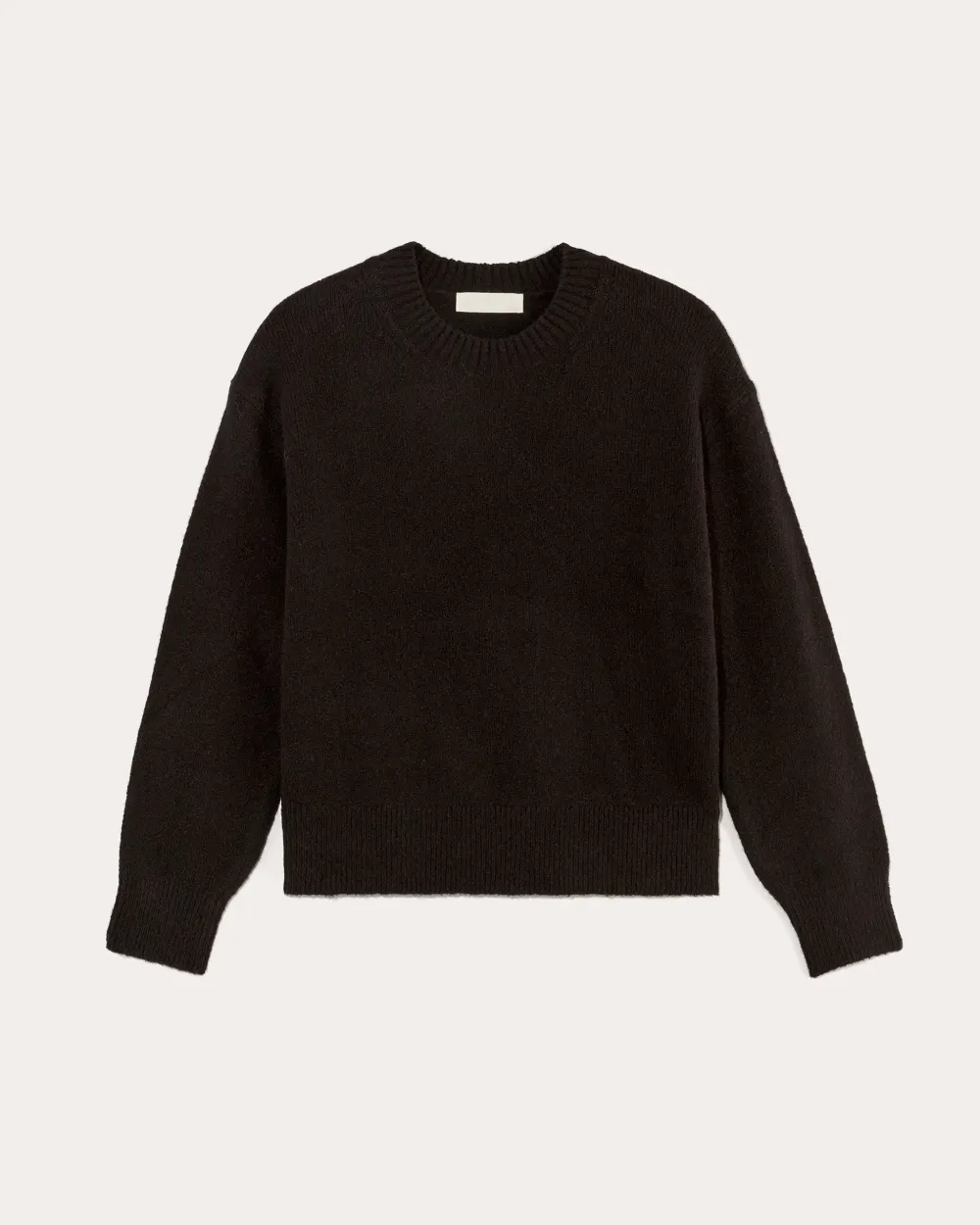 Crew in Plush Cotton Sweater
