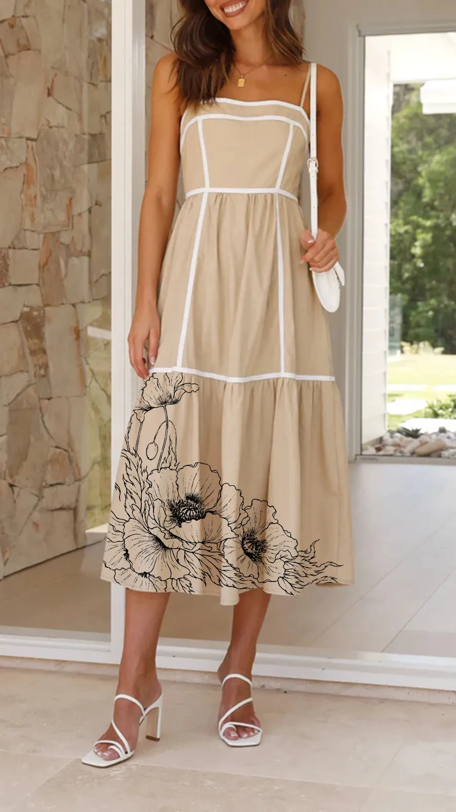 Everyday Casual Comfort Midi Dress