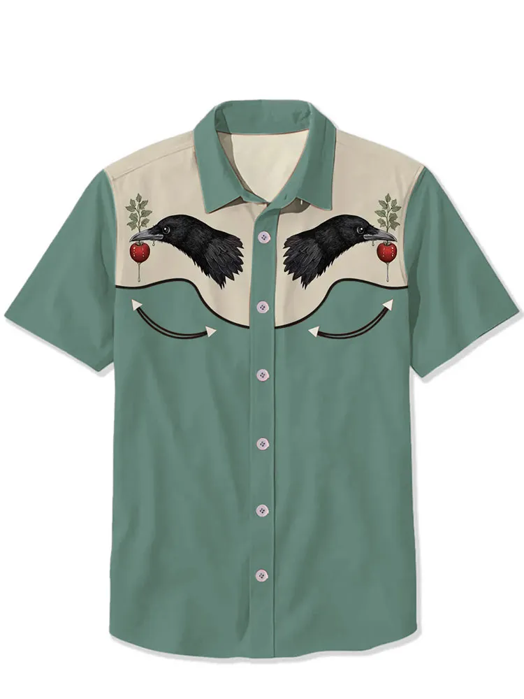 Crow And Red Fruit Shirt