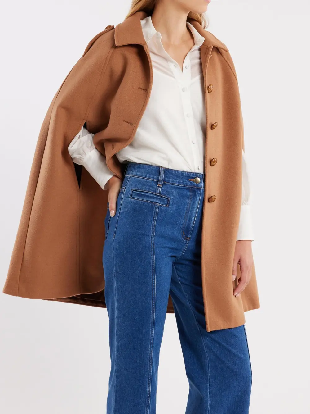 Brown Longline Cape
