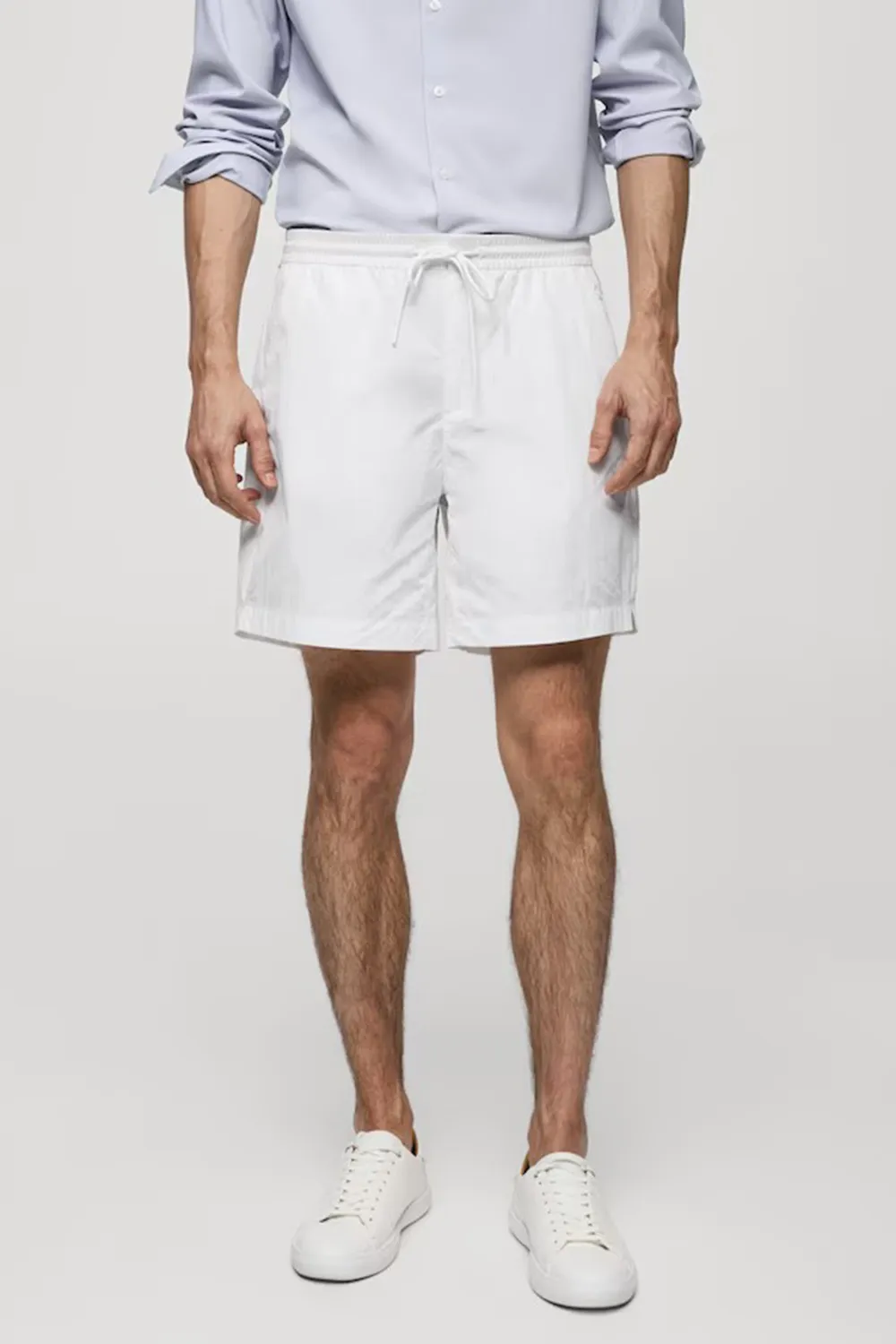 Water-Repellent Shorts With Drawstring