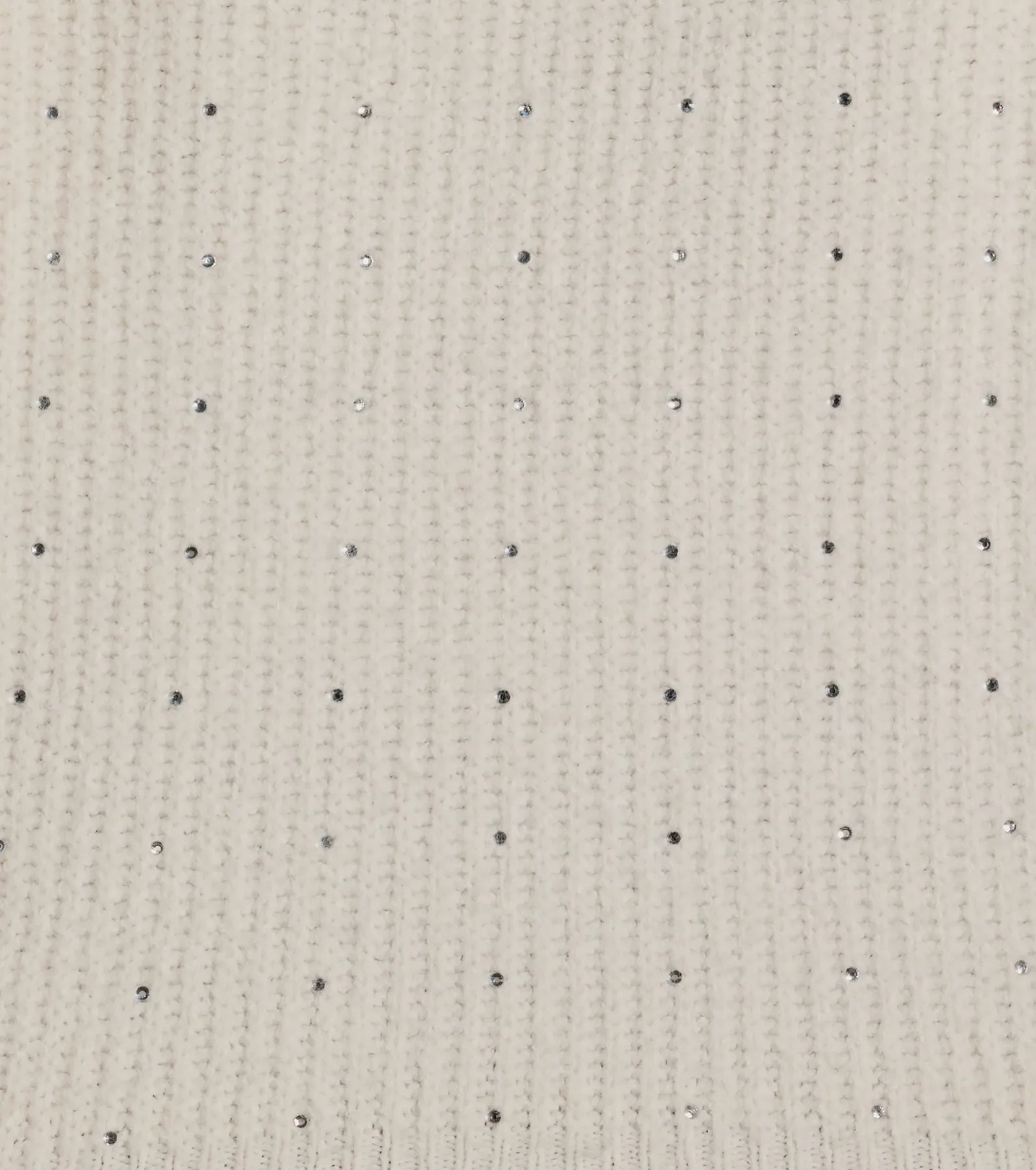 Cozy Sparkle Rhinestone Ribbed Knit Sweater