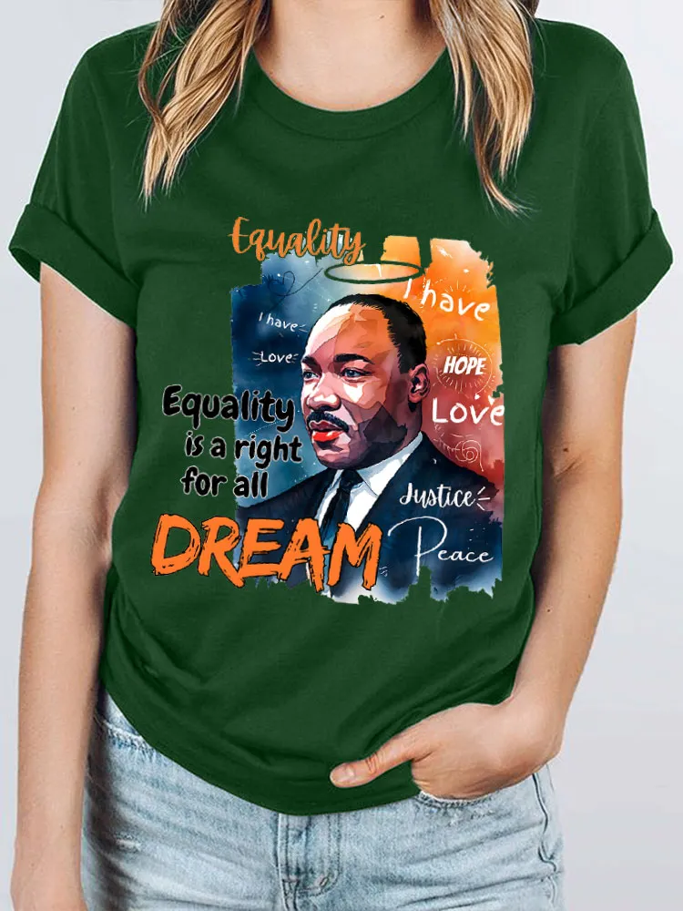 Women'S Round-Neck T-Shirt Equality Is A Right For All Dream