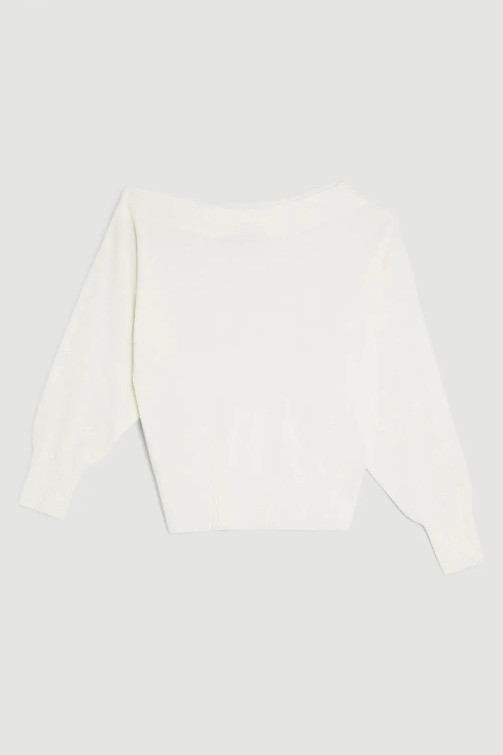 Cashmere Blend Off The Shoulder Knit Top