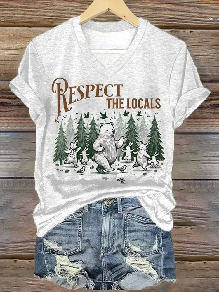 Women'S National Park Conservation Print Short Sleeve T-Shirt