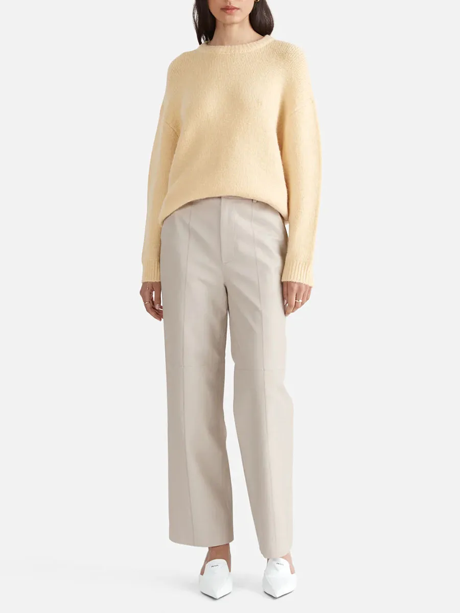 Soft Mohair Blend Knit Sweater