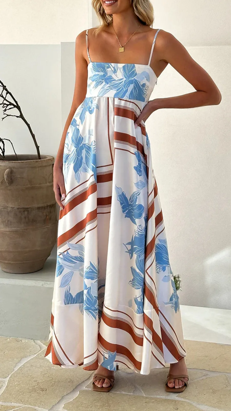Relaxed Fit Maxi Dress