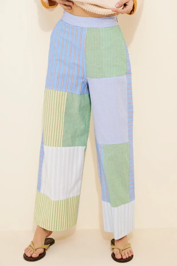 Upcycle Patchwork Pants
