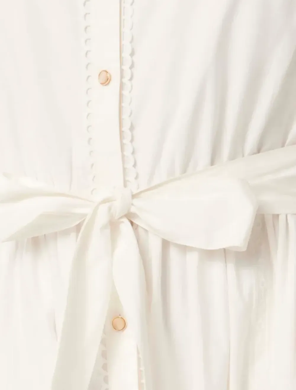 Broderie Midi Dress