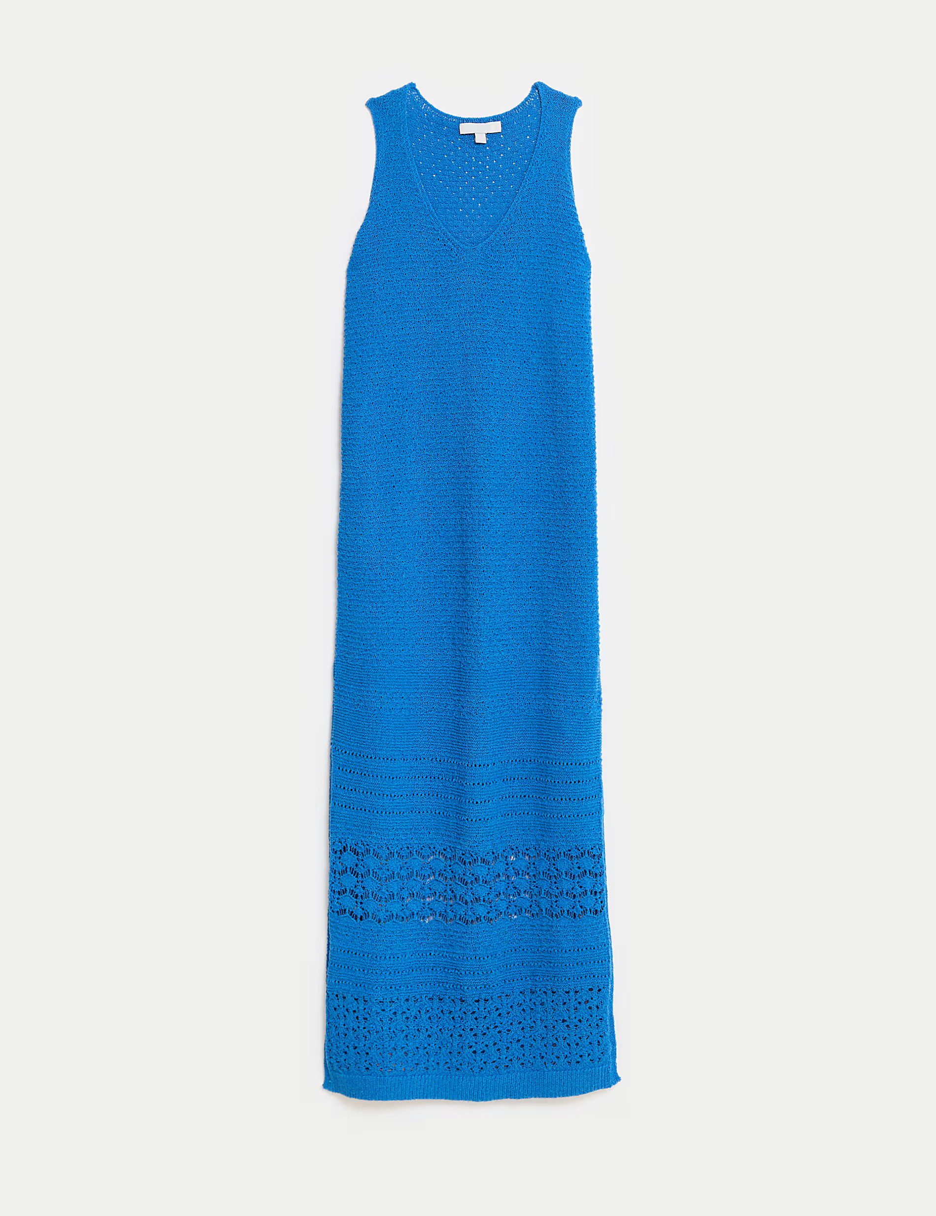Textured Midi Knitted Maxi Dress