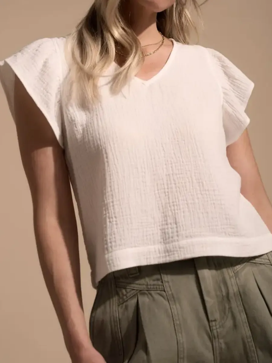 Elementary Frill Detail Blouse