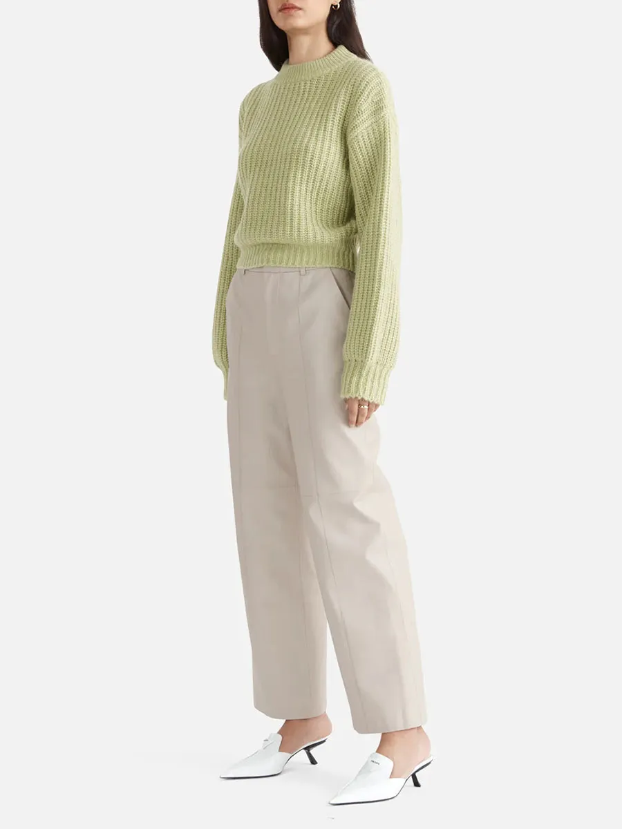 Max Open Back Design Knit Sweater