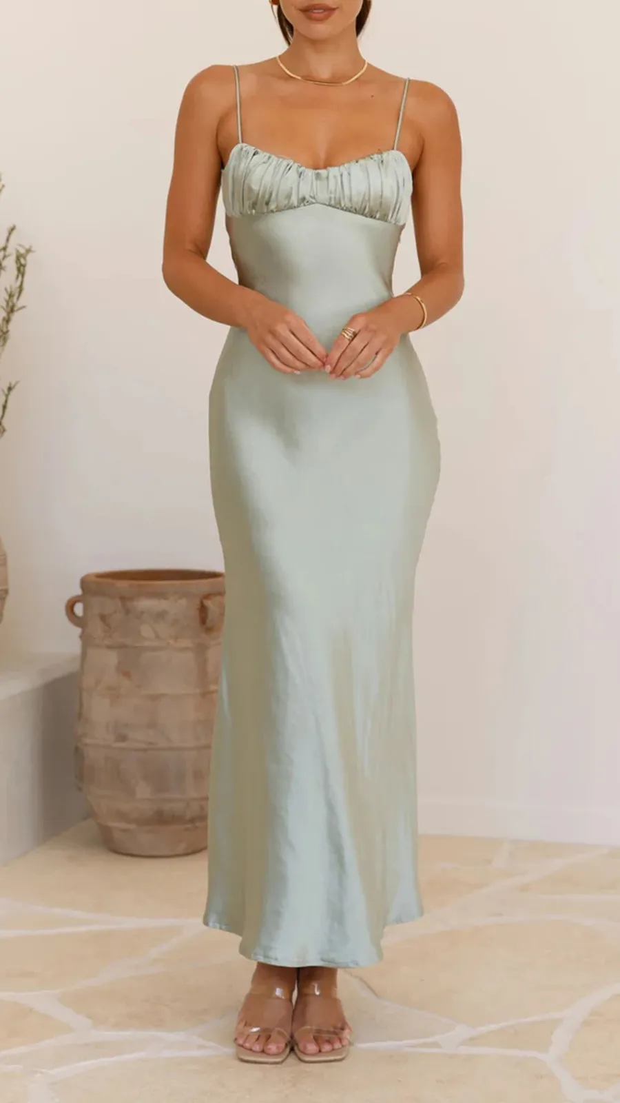 Open Back Sexy Maxi Dress