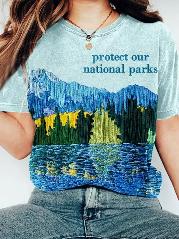 Women'S National Parks Printed T-Shirts