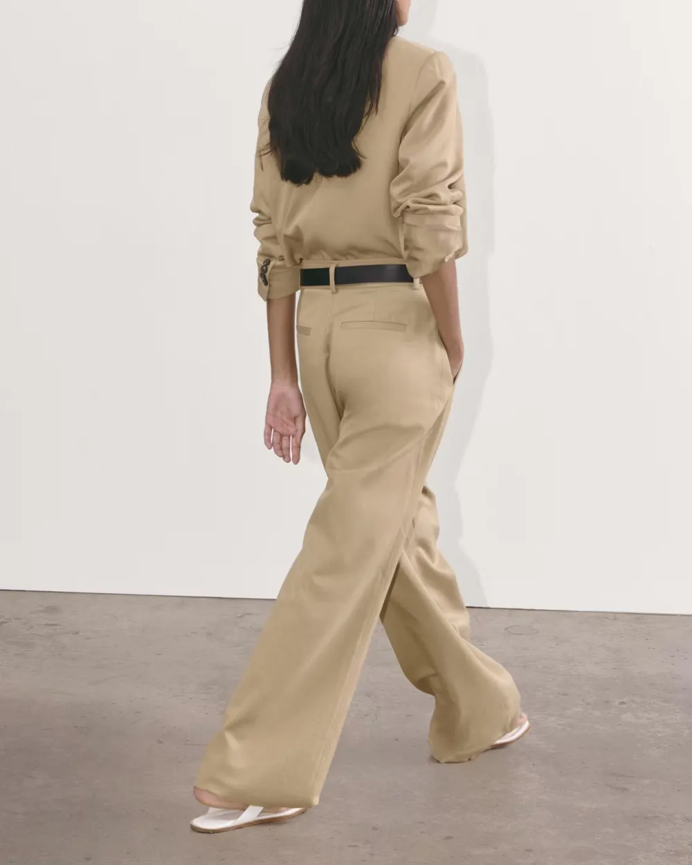 Mid-Waist Casual Pants