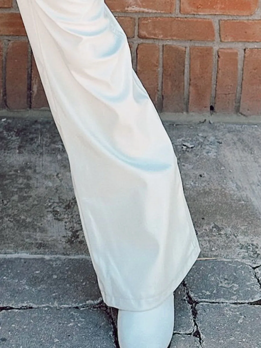 Women's White Flared Jeans